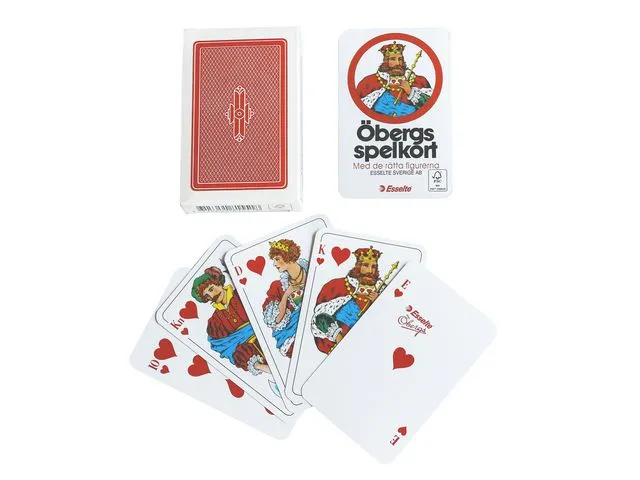 Spelkort Öbergs Poker röd