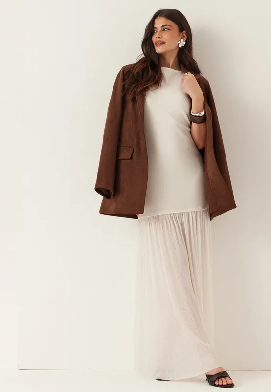 Combined Maxi Dress (#8465)