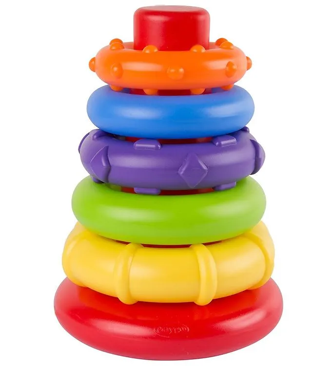 Playgro Rings – Svart och Stapla Tower