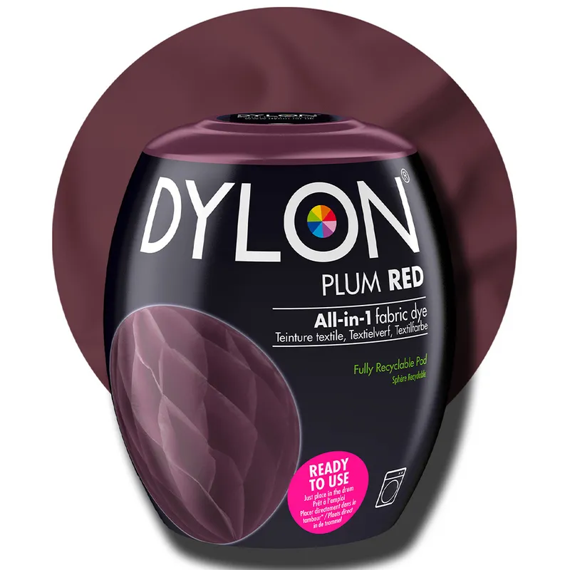 Dylon all-in-1 textilfärg 51 Plum Red