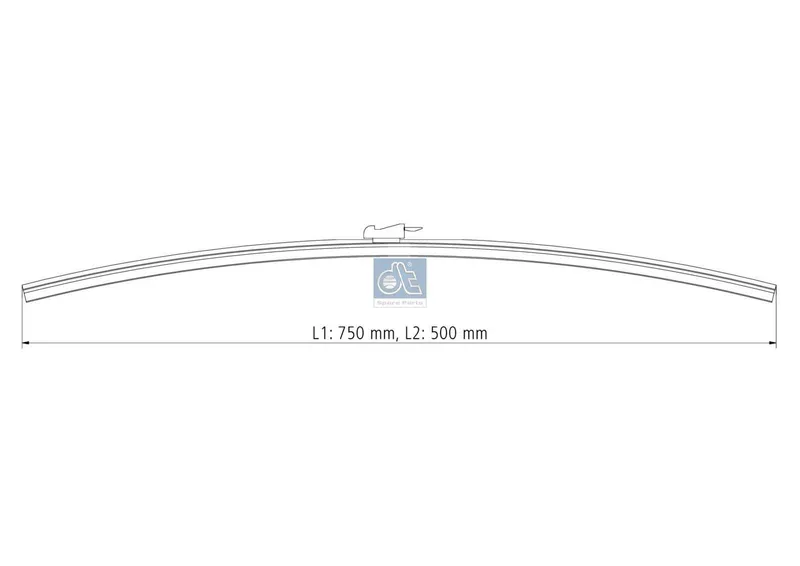 Torkarblad DT Spare Parts 13.98002