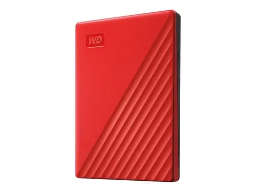 WD My Passport - Extern Hårddisk - 2TB - Röd