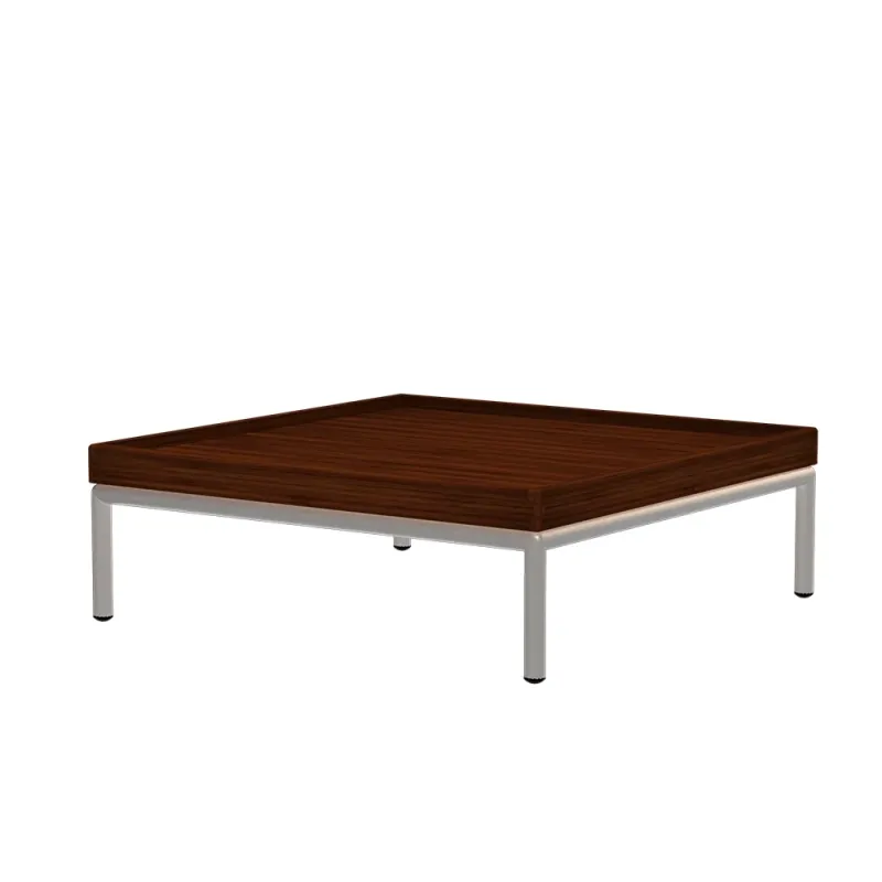 Houe, LEVEL Soffbord 81×81 cm Bambo/vit