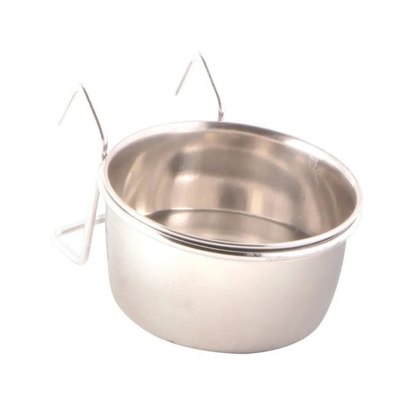 Rostfri Foderkopp för Undulater och Papegojor - 150 ml