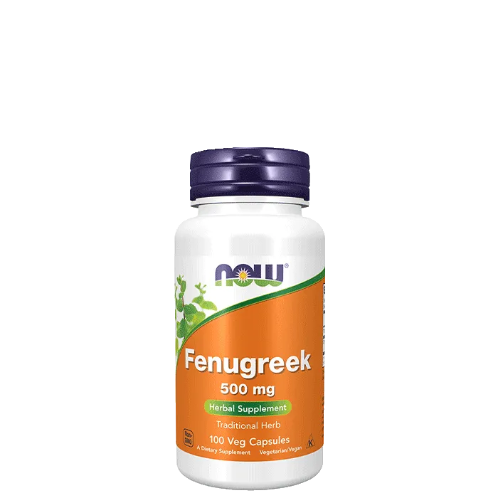 NOW Fenugreek 500 mg 100 vegkapslar