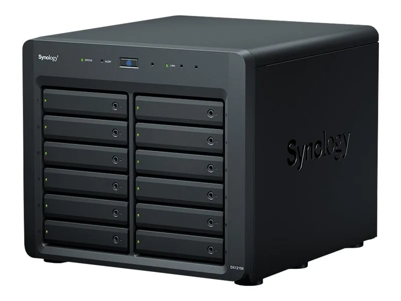 Synology Dx1215ii Hölje För Lagringsenheter Hdd- / Ssd Kabinett Svart 2.5/3.5″