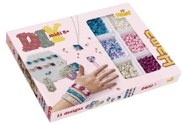Hama Midi DIY Activity Box 2400 pärlor - Hama - Leksaksaffären