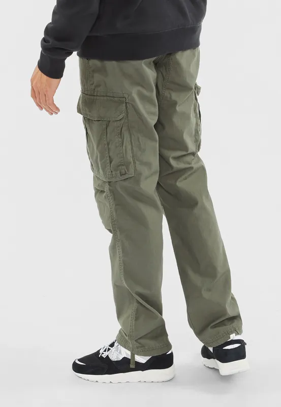 Vintage Industries Reef cargobyxor - regular fit Oliv (#2249)
