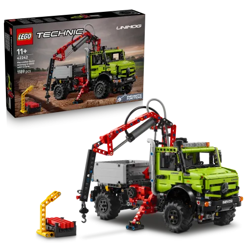 LEGO Technic 42242 Mercedes-Benz Unimog U 5023 med kran