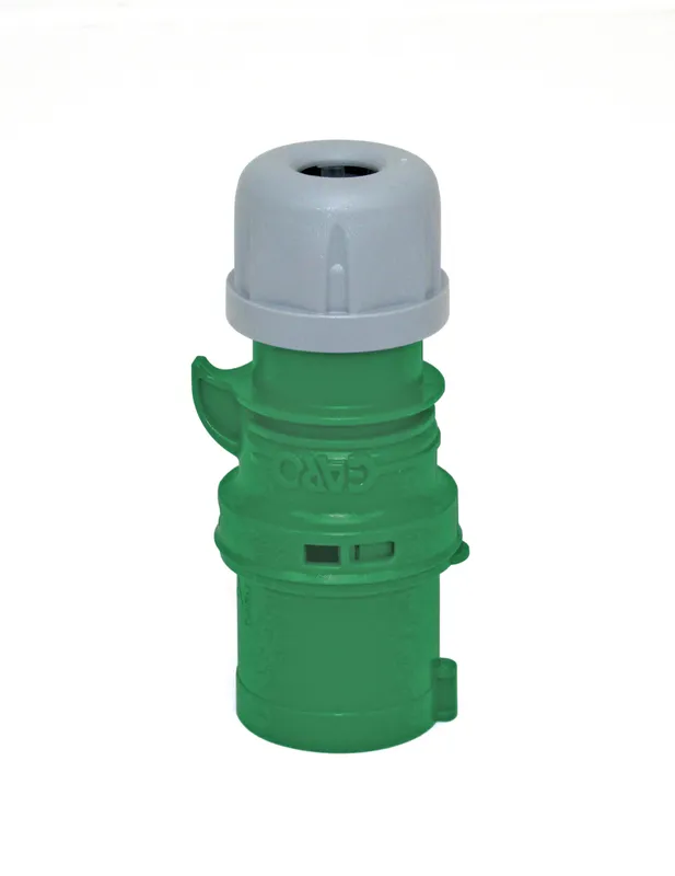 Garo P 316-10 Q Stickpropp IP44, 4-polig 16A, Quick Grön, 10 h