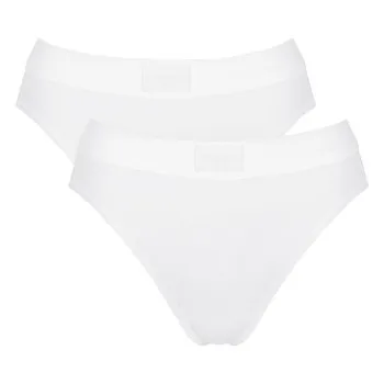 Sloggi Trosor 2P Double Comfort Tai Multi Vit bomull 46 Dam