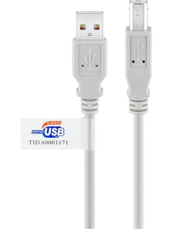 Pro USB-A USB Mini-B (4-pin) - 2m - Grå