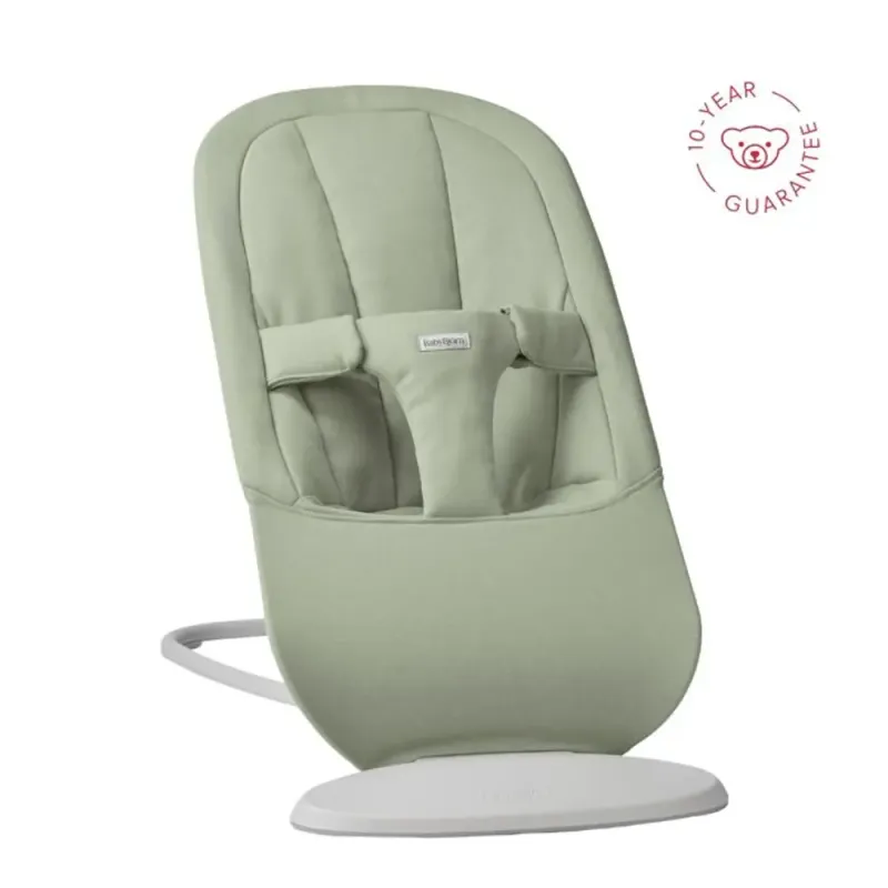 BabyBjörn Babysitter Begin Mjukborstad väv Ljusgrön