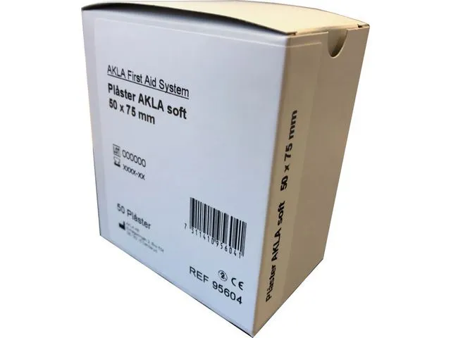 Plåster nonwoven Akla Soft – 5×7,5cm beige st-pack – 50 st
