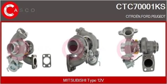 CASCO CTC70001KS Turboaggregat