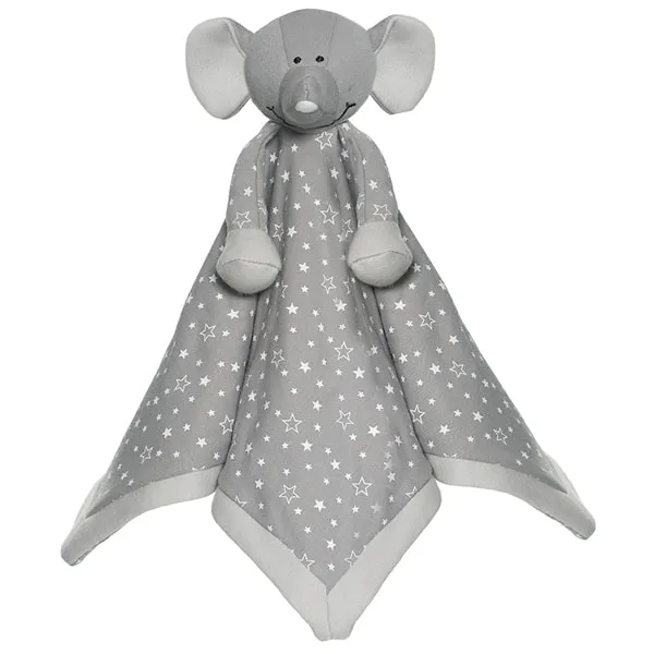 Diinglisar Organic Stars Snuttefilt Elefant, Teddykompaniet