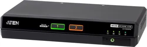 Aten 2-portars Single Head 5k Säker Kvm-switch