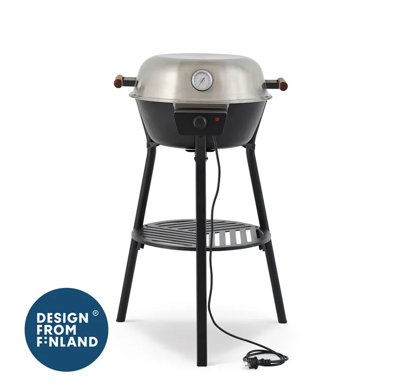 Muurikka 48LL elgrill, svart