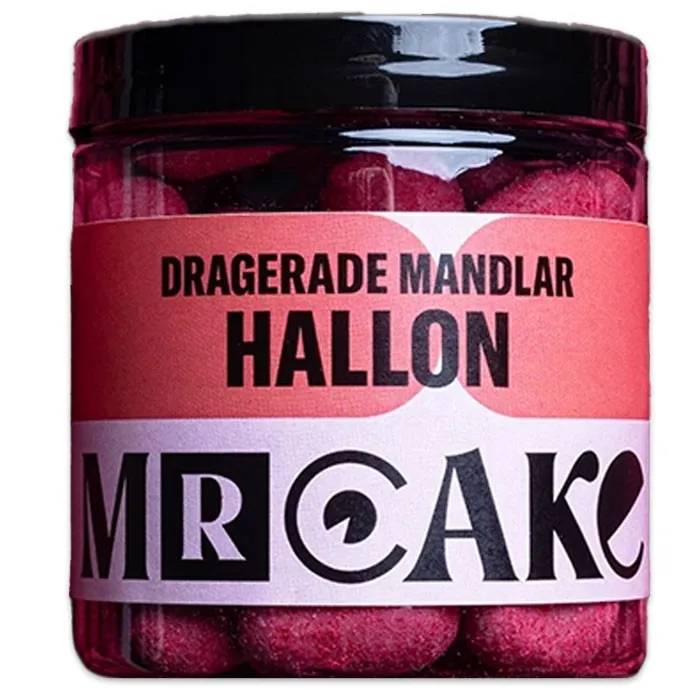 MR Cake Dragerade Mandlar Hallon 140g
