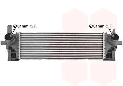 VAN WEZEL 06014722 Intercooler