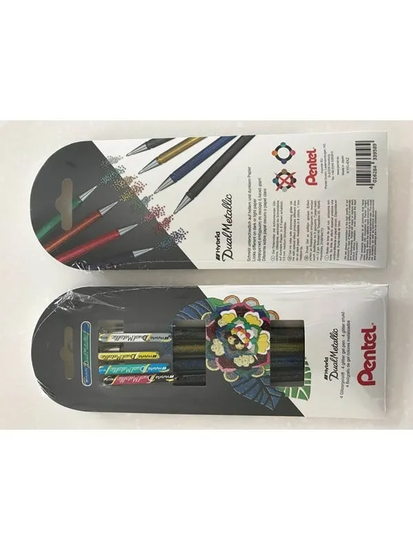 Pentel K110-4XZ Dual Metallic Roller