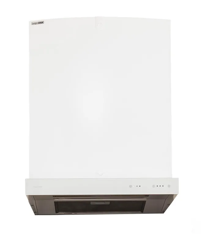 Swegon CASA Jazz Smart PJV6R Spiskåpa vit, 598 x 99 x 525 mm Ventilation till höger