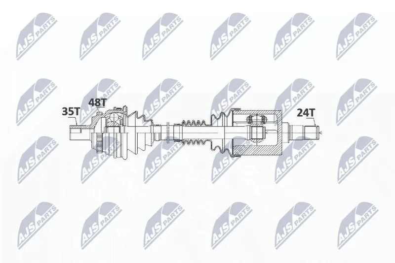 Drivaxel NTY NPW-ME-023