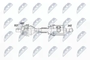 Drivaxel NTY NPW-ME-023