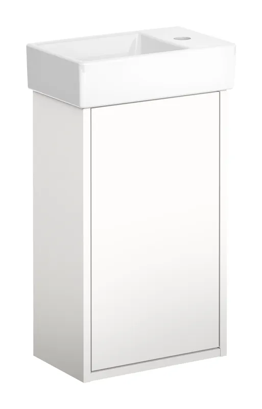 Gustavsberg Artic Small GB71ACVC34TM01L Kommodpaket vit/vit, 36 cm, vänster Vit/vit