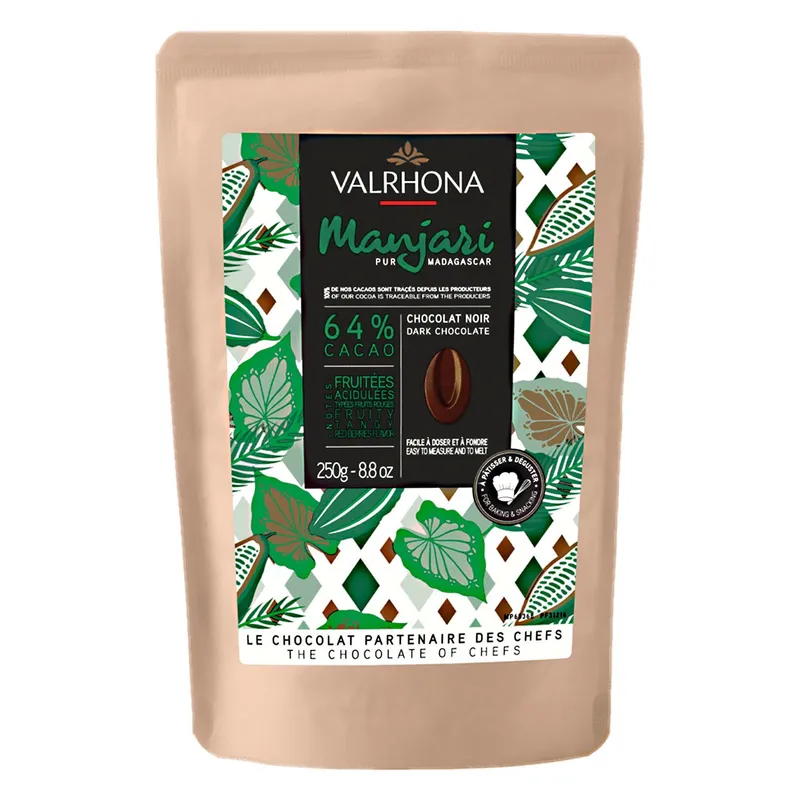 Valrhona Manjari 64% choklad, 250 g