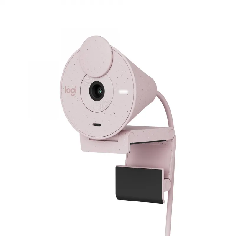 Logitech BRIO 300 – Webbkamera – Full HD – 1920 x 1080 – inbyggd mikrofon – USB-C – Rose