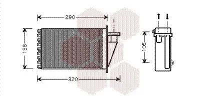Värmepaket VAN WEZEL 17006266