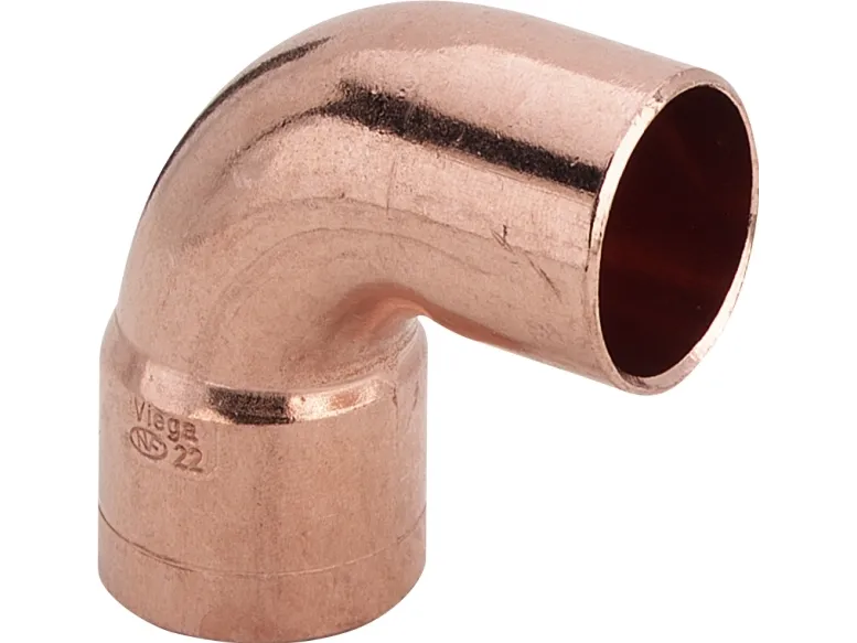 Viega Angle 90° nipple/socket 22 mm copper