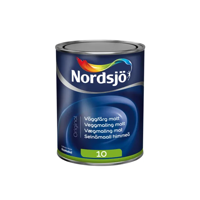 VÄGGFÄRG ORIGINAL MATT 10 BW NORDSJÖ INOMHUS 1L | Beijerbygg Byggmaterial
