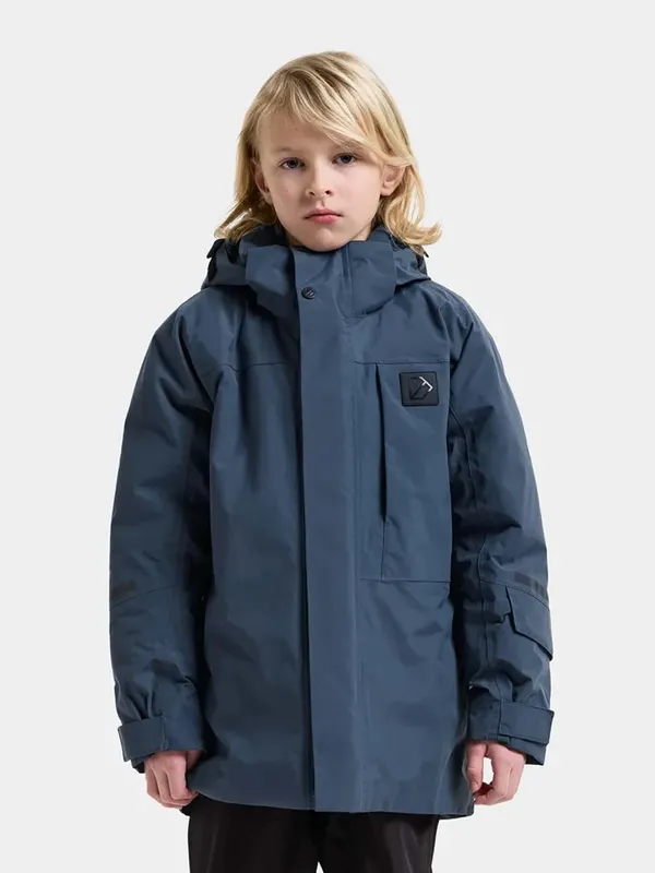 Didriksons Gabbro Vinterjacka, Mountain Blue, 120