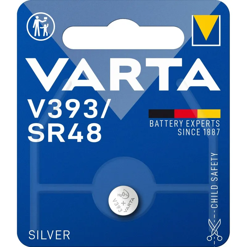VARTA Silver Coin knappcellsbatteri V393/SR48