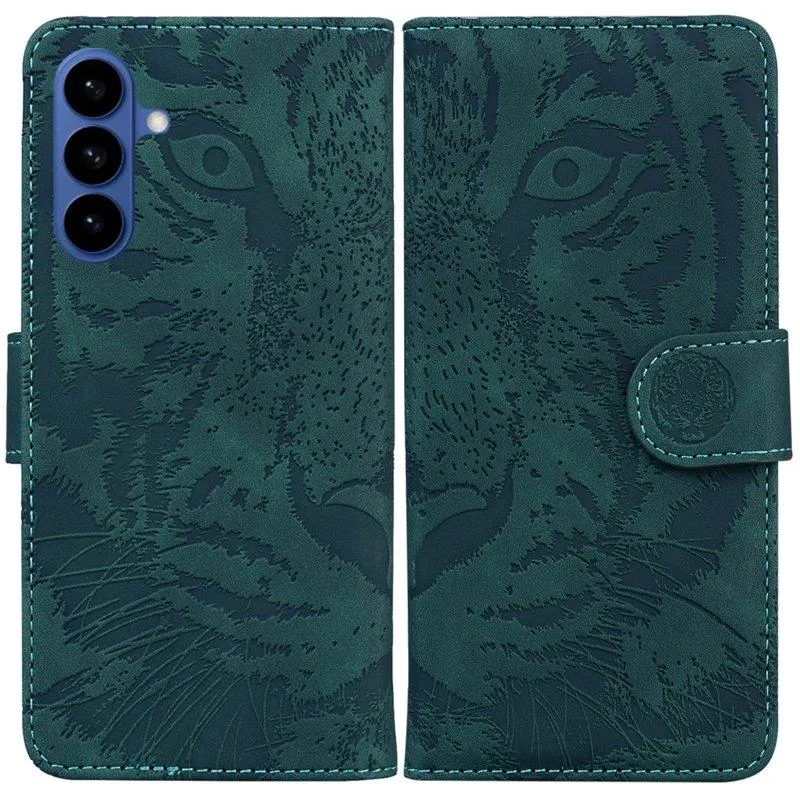 Plånboksfodral för Samsung Galaxy S26 Plus Konstläder – Grön (#3830)