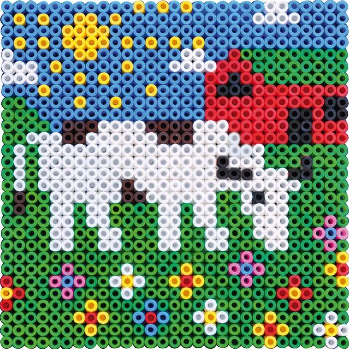 Pärlplatta kvadrat 15x15cm 10/fp