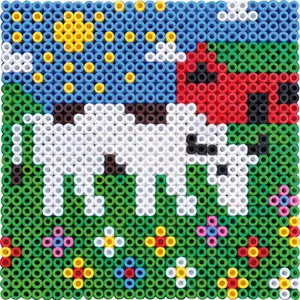 Pärlplatta kvadrat 15x15cm 10/fp