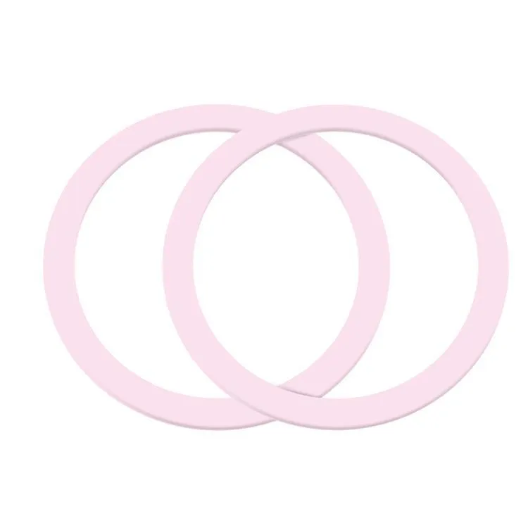 Joyroom set of metal magnetic rings for smartphone 2 pcs. pink (JR-Mag-M3)