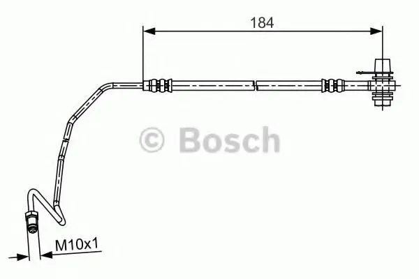 Bromsslang BOSCH 1 987 481 534