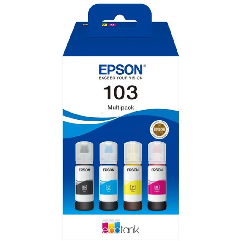 Epson 103 Multipack – 4-pack – svart, cyan, magenta, gul – original – påfyllnadsbläck