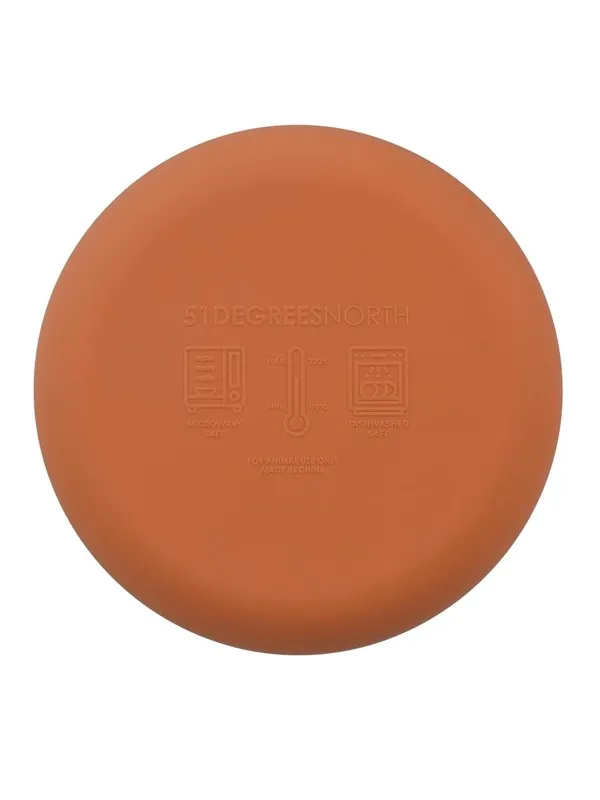 Matskål Silikon till Katt - 300 ml / Terracotta