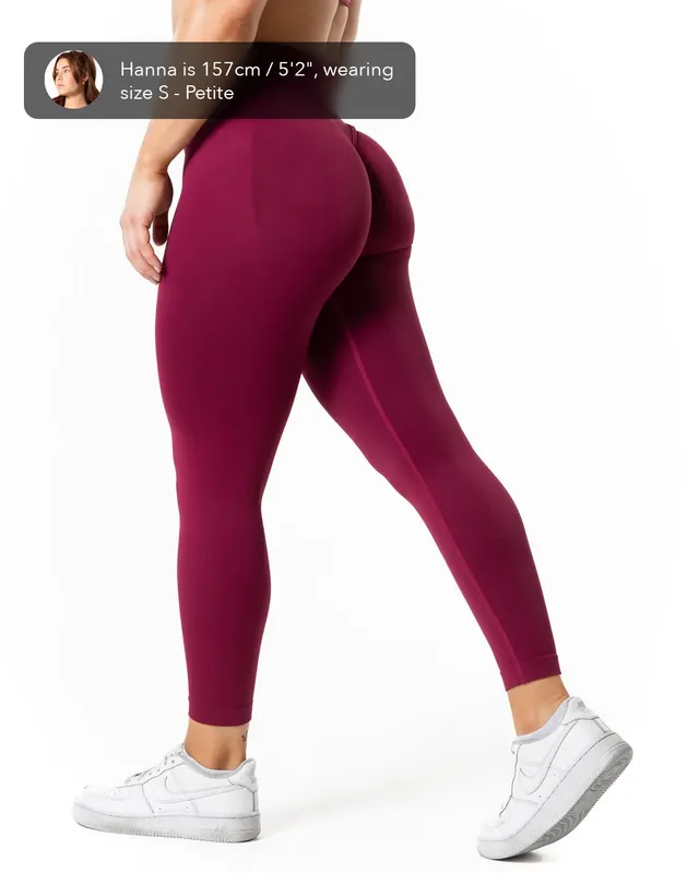 Aura Seamless Scrunch Tights - Earth Grey (#4846)