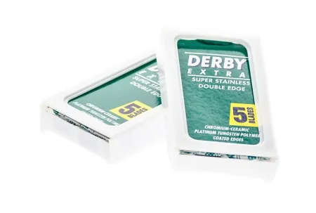 Derby Storpack Dubbelrakblad 5-pack (20 st)