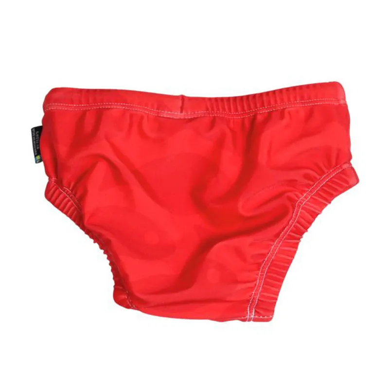 Badblöja Solid Fish Red Stl S