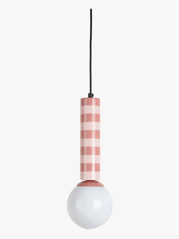 PresentTime Rayado Taklampa, Rose Tan/Soft Pink, Barnrum