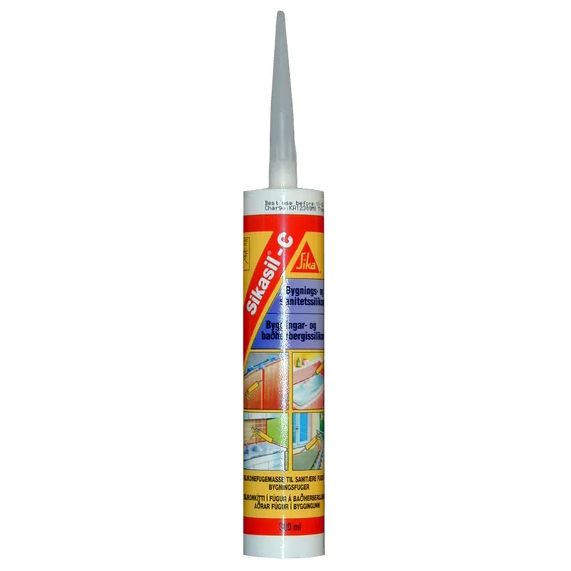 SIKASIL-C TRANSPARENT 300ML BYGGSILIKON | Beijerbygg Byggmaterial