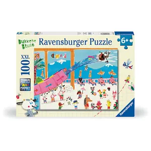 Pussel Bukkene Bruse 100 bitar, Ravensburger