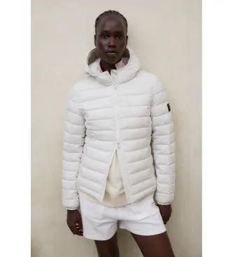ECOALF för kvinnor. MCWGAJKATLAN0987S26-998 Atlantic beige kappa (S), Casual, Återvunnen polyester, Hållbar